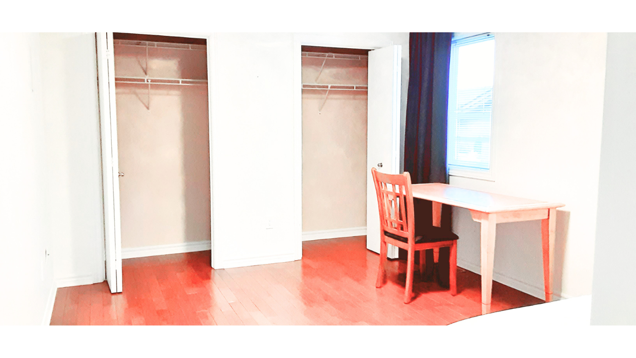 bedroom, closets, Fanshawe College, London Ontario rentals, rentals london ontario